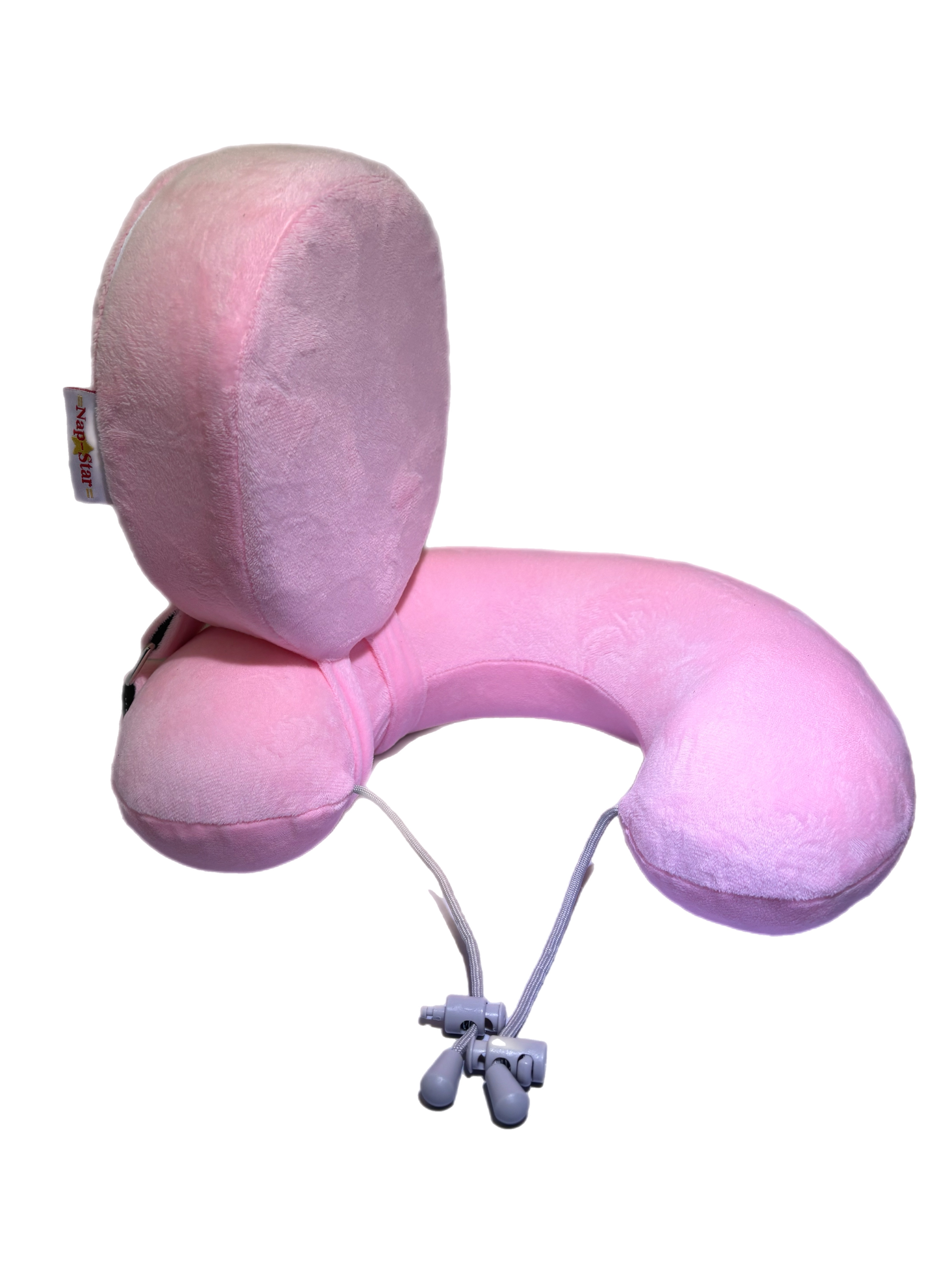 Nap-Star Pink side travel pillow