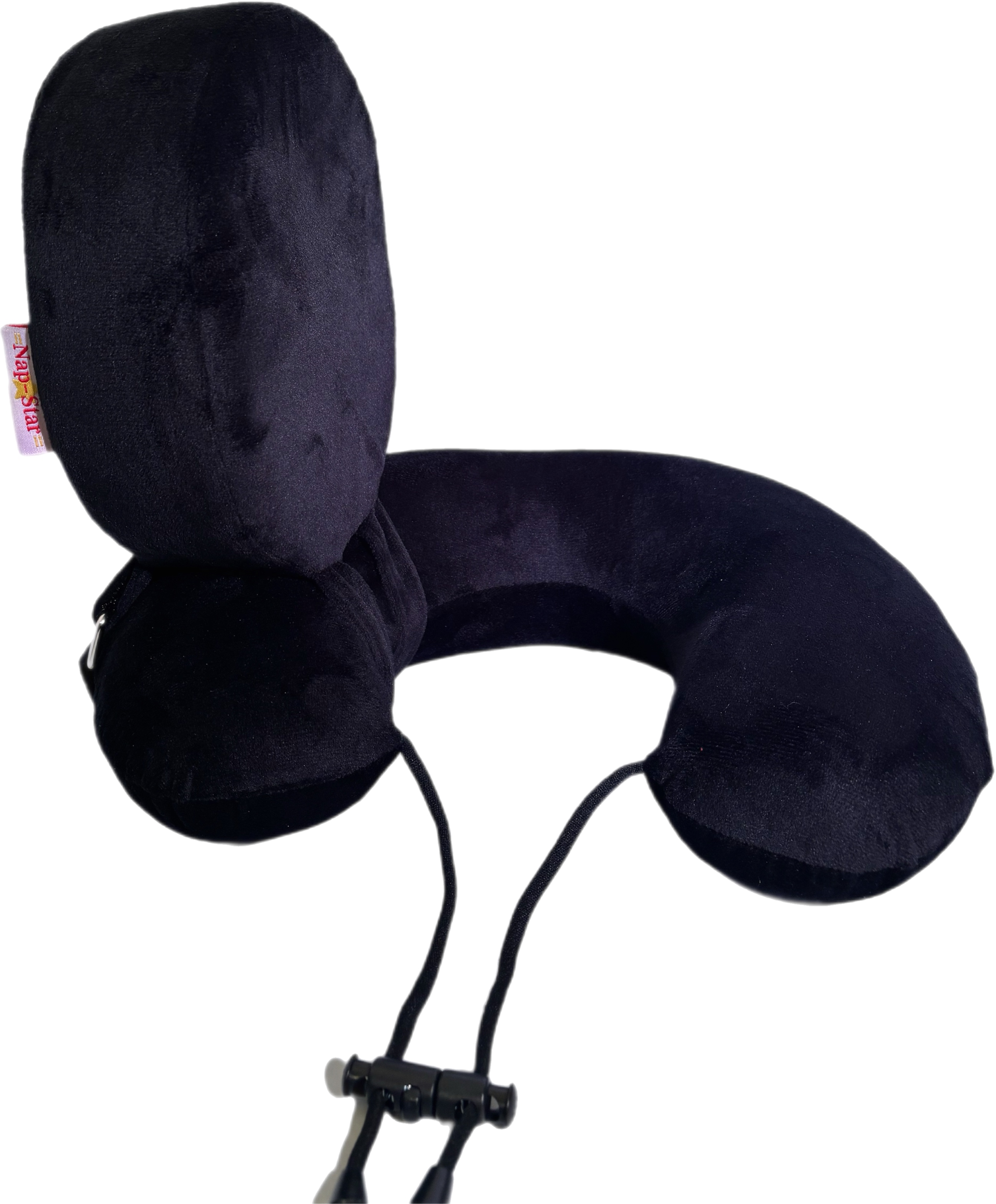 Nap-Star Black side travel pillow