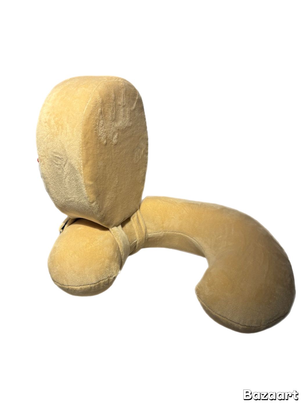Nap-Star neutral beige 2-in-1 neck and head travel pillow