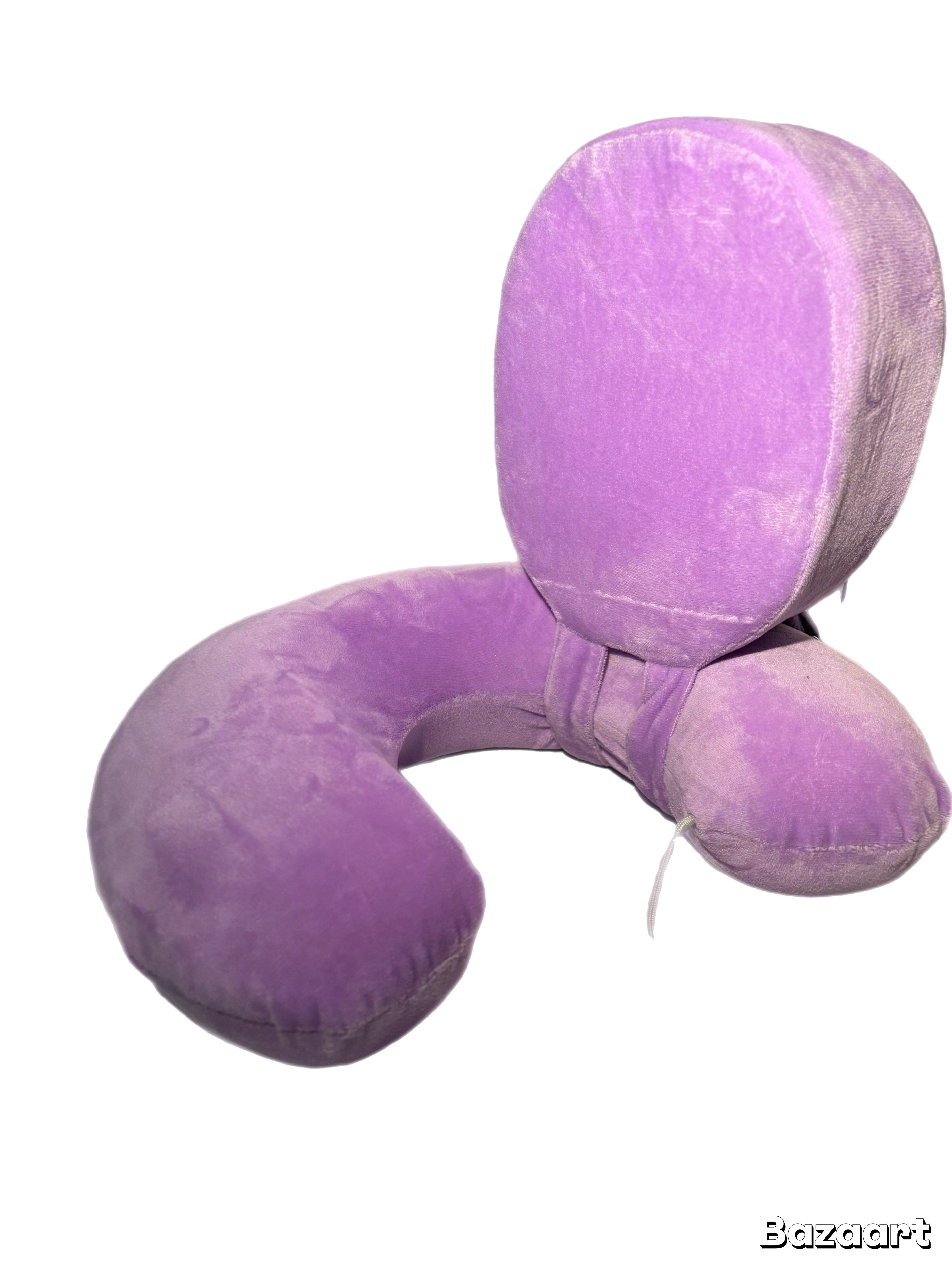 Nap-Star Purple side travel pillow
