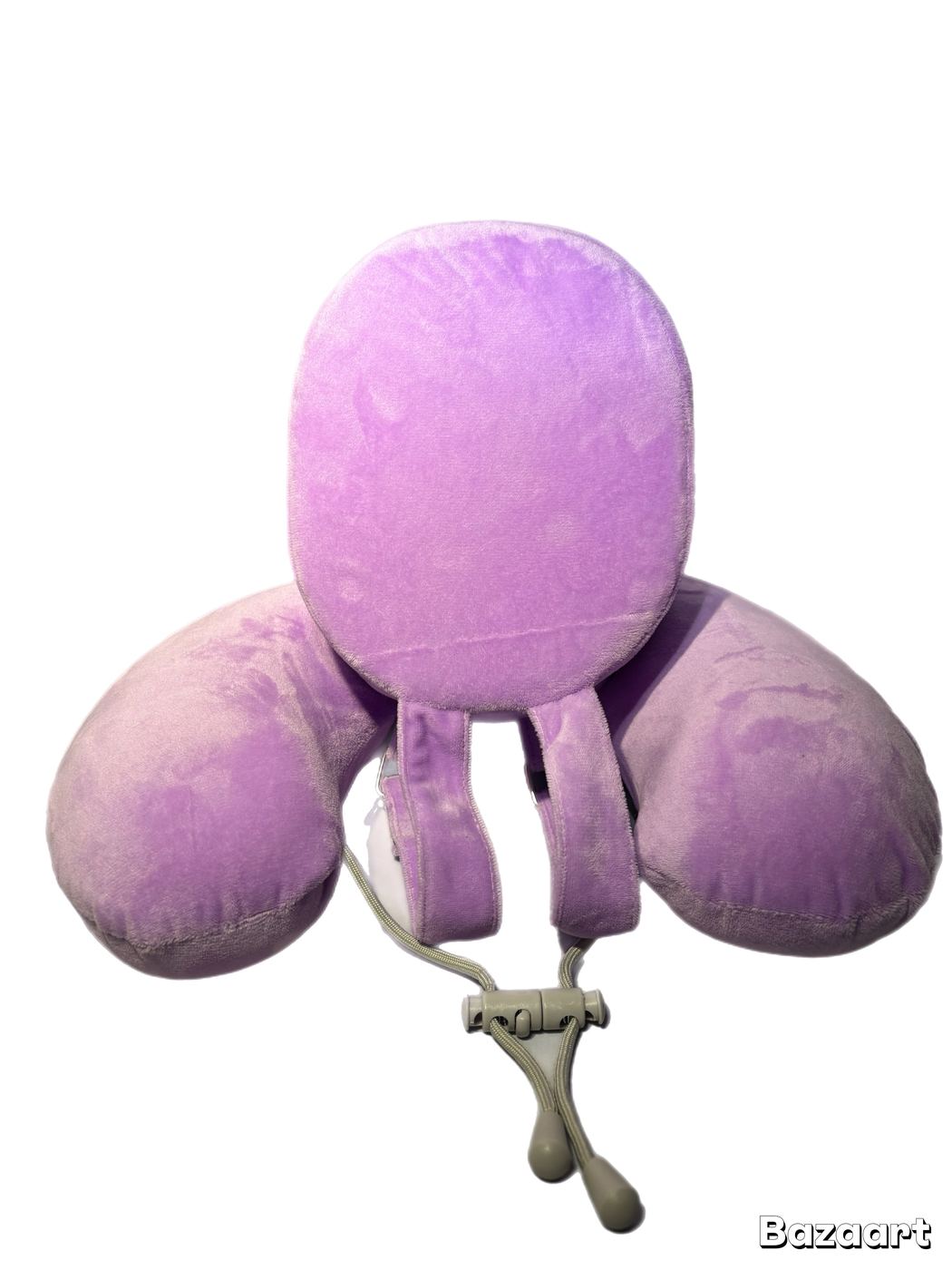 Nap-Star purple 2-in-1 neck and head travel pillow